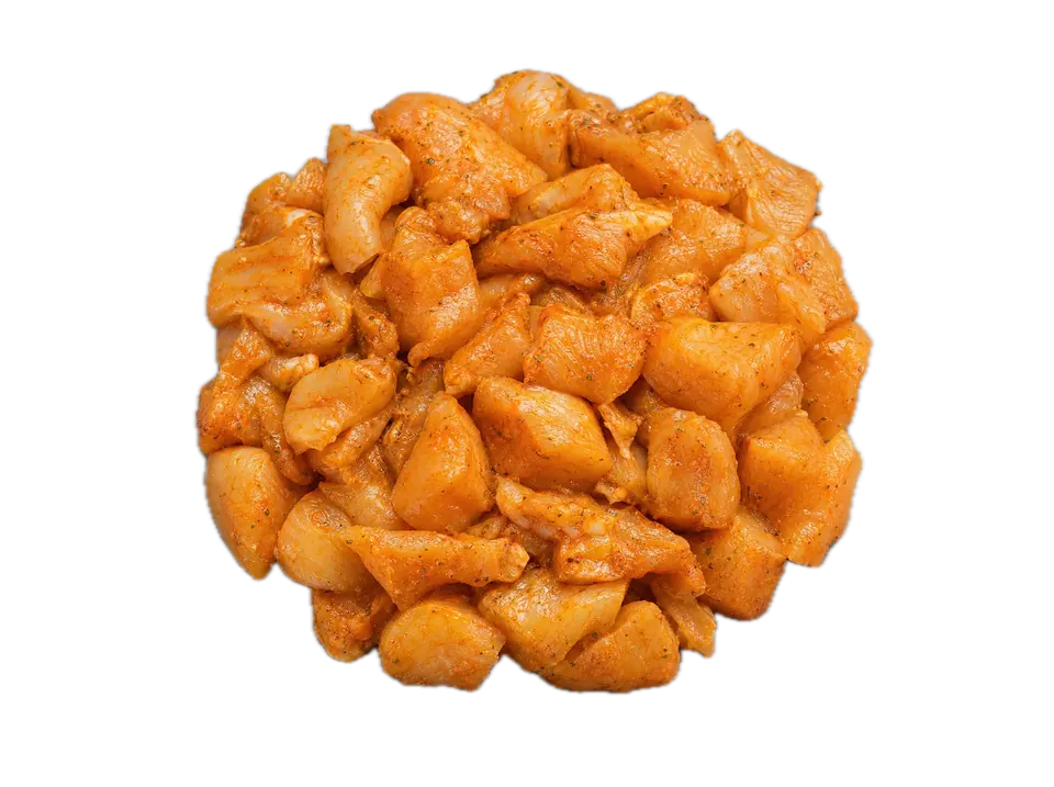Marinierte Hähnchenwürfel