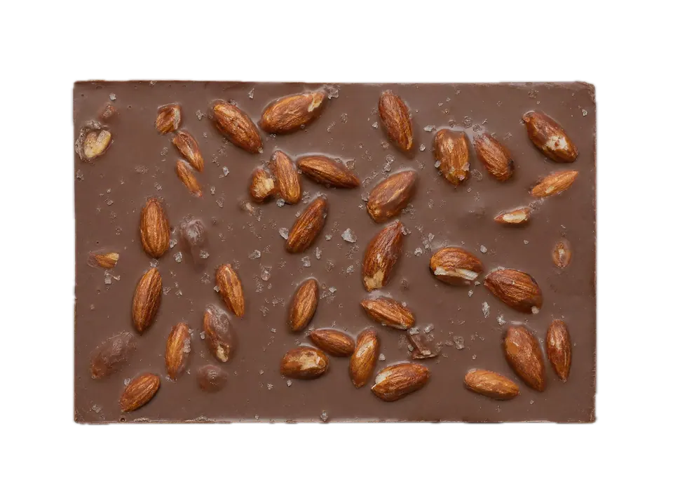 Bean-to-Bar Schokolade mit Mandeln